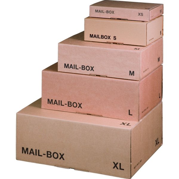 Mail-Box XS, braun, 244x145, 20 Stk