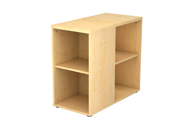 Anstellcontainer 1630, 2 OH  LxBxH: 40 x 80 x 72 - 76 cm, anstellbar an einen Schreibtisch, zur idealen Erweiterung der Arbeitsfl&auml;che  2-seitig offen, links oder rechts verwendbar,  Fachboden verstellbar