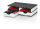Schubladenbox styrodoc duo SET- verschiedene Seiten- und Schubladenfarben