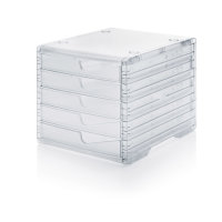 Schubladenbox styroswingbox light transparent/transparent