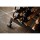 Weinregal Holz RAXI Motion (fahrbar) 112 Flaschen Buche - Farbe: Kirschbaum 70,5 x 100 cm