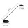 Unilux JOKER LED-Tischleuchte schwarz,  Lichtintensit&auml;t (70% oder 100%) &uuml;ber Kippschalter w&auml;hlbar, Kopf und Arm neigbar
