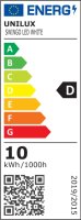 Unilux SWINGO LED-Schreibtischleuchte wei&szlig;, dimmbar, Gelenkarm, inkl. Standfu&szlig; und Klemmbefestigung