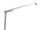 Unilux STRATUS Stehleuchte metallgrau, direkte und indirekte Beleuchtung, Lichtst&auml;rke dimmbar, flacher U-f&ouml;rmiger Standfu&szlig;, 195 cm hoch