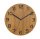 Unilux PALMA BAMBOO Wanduhr Bambus-Ziffernblatt  &Oslash; 30 cm Quarzuhrwerk, schleichende Zeiger, inkl. Batterie