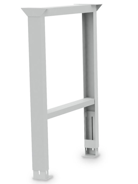 Fu&szlig;gestell h&ouml;henverstellbar Ma&szlig;e in mm (BxT): 150 x 650